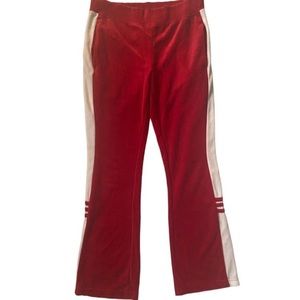 Red Velour Pants